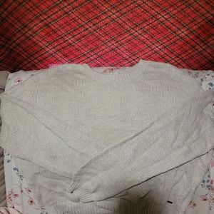 Hollister crop sweater sz Large